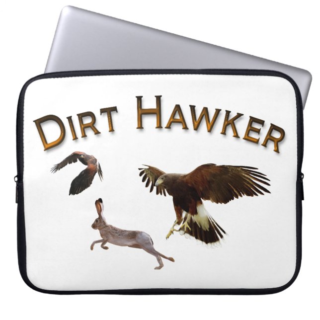 Dirt Hawker Laptop Sleeve (Front)