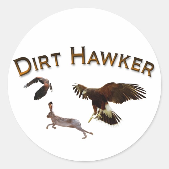 Dirt Hawker stickers (Front)