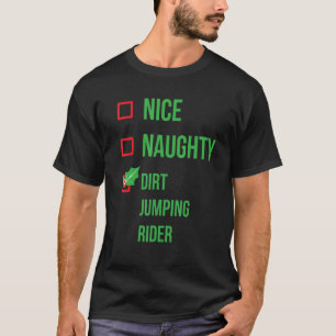 Dirt Jumping Rider Funny Pajama Christmas T-Shirt