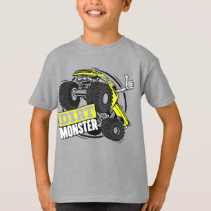 Dirt Monster Monster Truck Kids T-Shirt – Cute Off