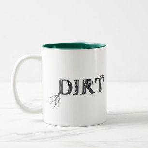 Dirt Nerd - Proud Urban Farmer Two-Tone Coffee Mug