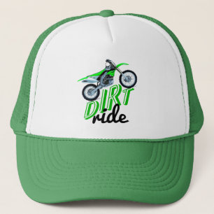 Dirt racing bike trucker hat