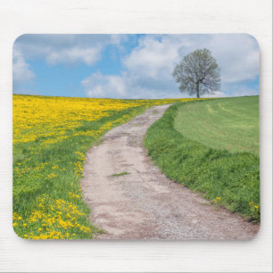 Dirt Road and Tree Mouse Pad