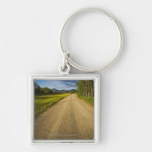 Dirt Road in Eagle, Alaska Key Ring