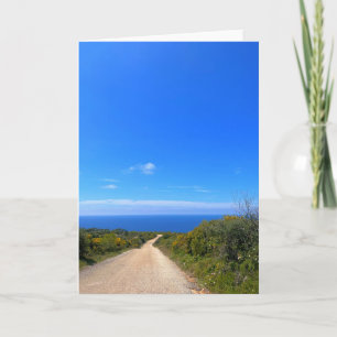 Dirt Road Zakynthos Greece Photograph  Card