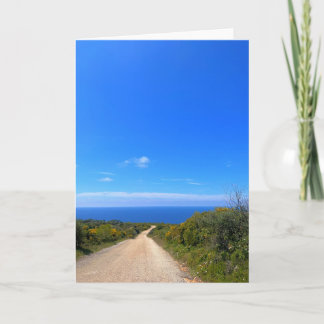 Dirt Road Zakynthos Greece Photograph  Card