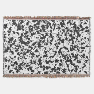 Dirt splash texture background or Abstract spatter Throw Blanket