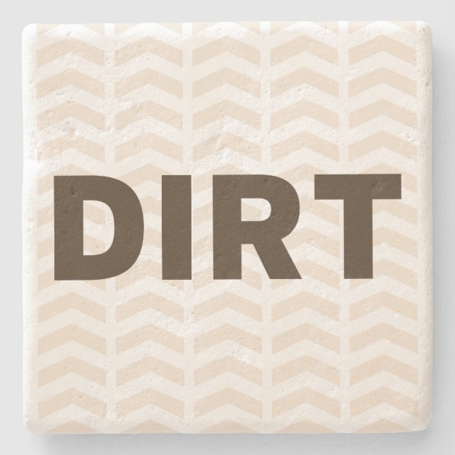 Dirt Stone Coaster (Front)
