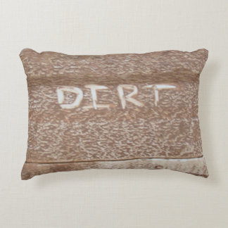 Dirt 'Tailgate Talk' Decorative Cushion