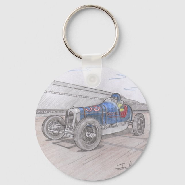 DIRT TRACK RACER keychain (Front)