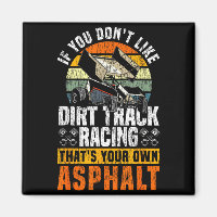 Dirt Track Racing Race Vintage Retro Sprint Car If