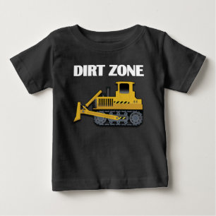 Dirt Zone (Bulldozer) - Baby Fine Jersey T-Shirt