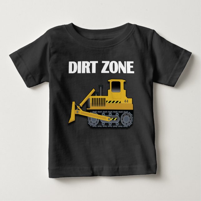 Dirt Zone (Bulldozer) - Baby Fine Jersey T-Shirt Baby T-Shirt (Front)