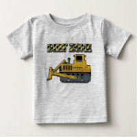 Dirt Zone (Bulldozer) - Baby Fine Jersey T-Shirt