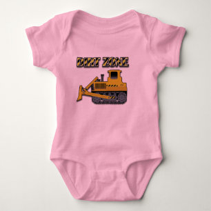 Dirt Zone (Bulldozer) - Baby Jersey Bodysuit Bodysuit
