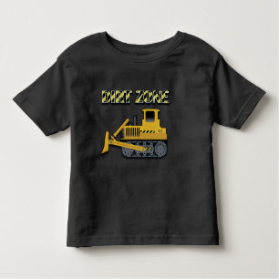 Dirt Zone (Bulldozer) - Toddler Long Sleeve T-Shir Toddler T-Shirt