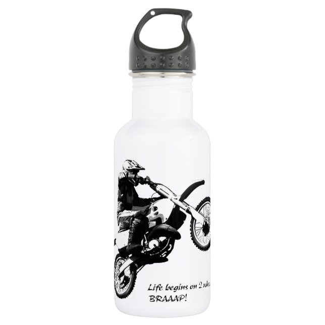 Dirtbike 532 Ml Water Bottle (Front)
