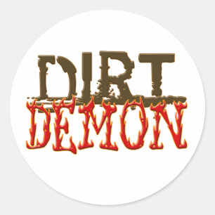 DirtDemon1 Classic Round Sticker