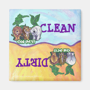 Dirtry Clean Dishes Oh My Magnet