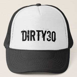 Dirty 30 hat for men's 30th Birthday party