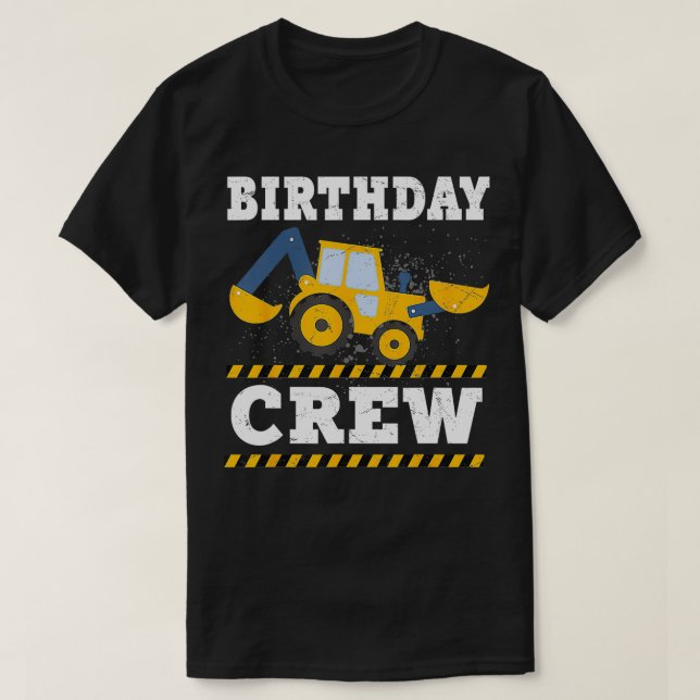 Dirty 3rdy Birthday  Construction Truck 3rd Bday C T-Shirt (Design Front)