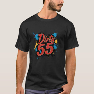 Dirty 55 Colorful Splatter Men's T-Shirt