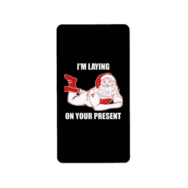 Dirty Bad Naughty Santa  Label (Front)