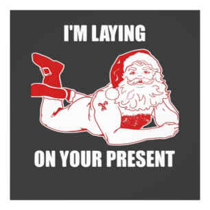 Dirty Bad Naughty Santa Photo Print