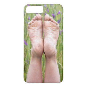 dirty bare feet in wildflowers iPhone 8 plus/7 plus case