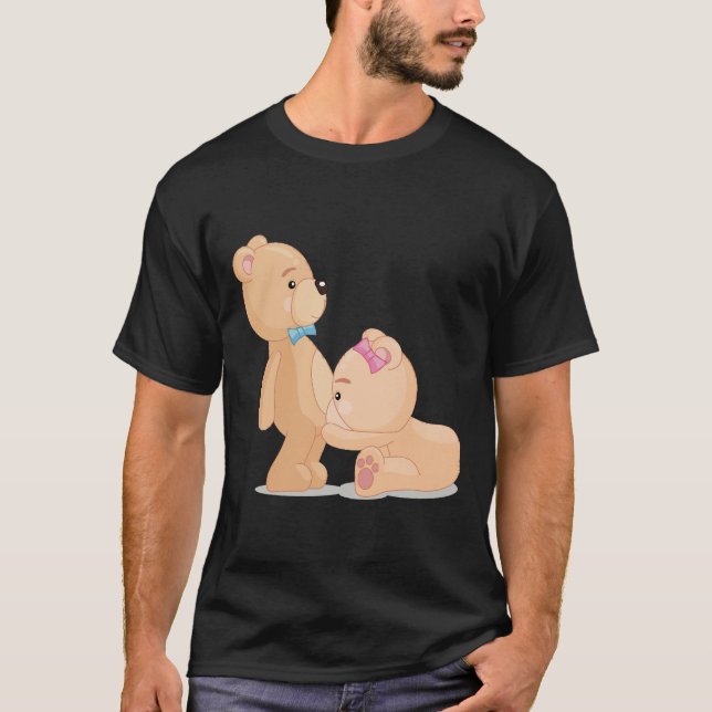 dirty bears giving head  T-Shirt (Front)