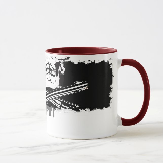 Dirty Border Ringer Mug (Right)
