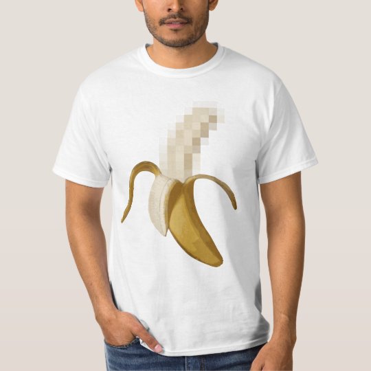 censored banana t shirt