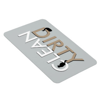 Dirty-Clean Cat Dishwasher Magnet - LG