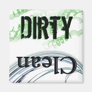 Dirty Clean Dish Washer Magnet
