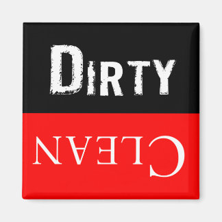 Dirty Clean Dishwaser Magnet
