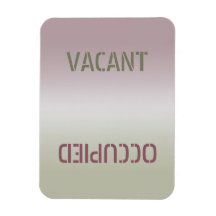 Dirty Clean | Vacant Occupied Flexible Magnet