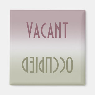 Dirty Clean   Vacant Occupied Magnet