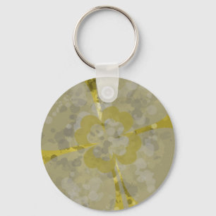 Dirty Clover Grunge Key Chain