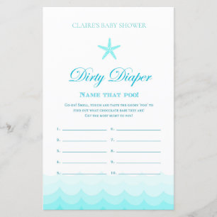 Dirty Diaper - Baby Shower Game
