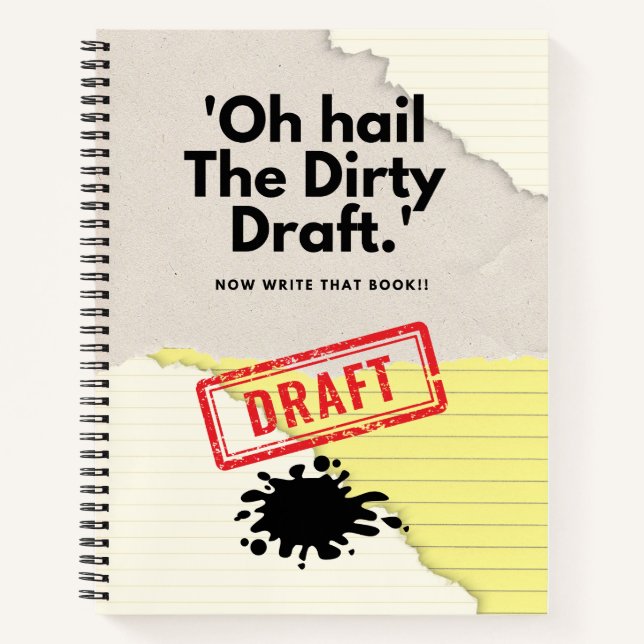 Dirty Draught Chronicles: Notebook Humour for Writ (Front)
