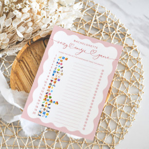 Dirty Emoji Bridal Shower Bachelorette Game Invitation