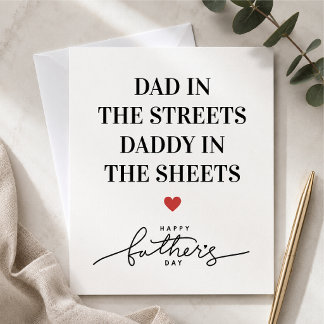 Dirty Father's Day card for girlfriend