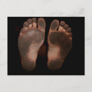 DIRTY FEET POSTCARD