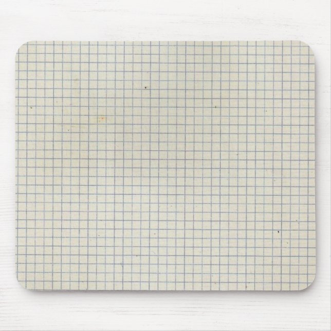 Dirty Graph Paper Mouse Pad (Front)