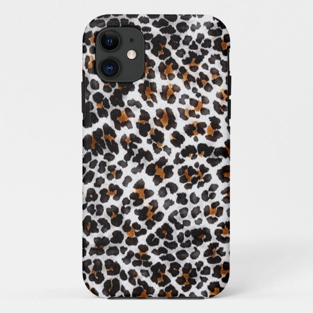 dirty grunge leopard animal print Case-Mate iPhone case (Back)