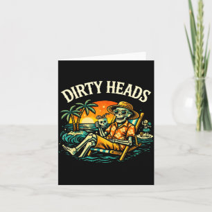 Dirty Heads Skeleton Beach Summer Vacation Card
