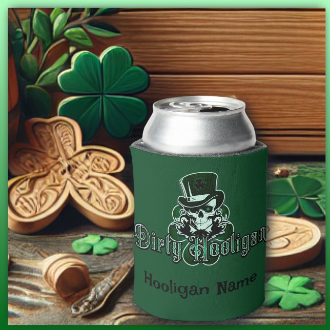 Dirty Hooligan Logo - Personalised Can Cooler (Creator Uploaded)