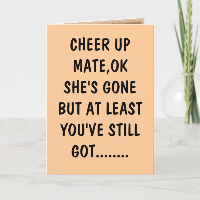 Dirty knickers card (Front)