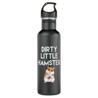 Dirty Little Hamster Cute Hamster Picture 710 Ml Water Bottle
