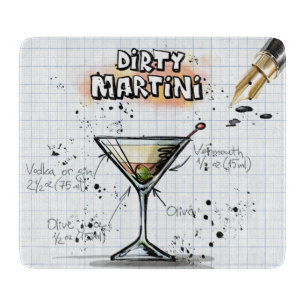 Dirty Martini Cutting Board